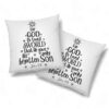 For God So Loved The World John 316 Christian Christmas Pillow