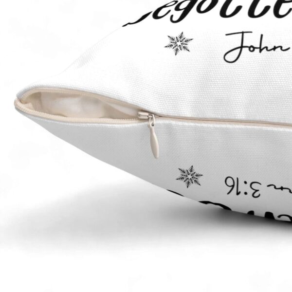 For God So Loved The World John 316 Christian Christmas Pillow