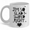 Funny 'Swiped Right' Ceramic Coffee Mug - Perfect Gift for Boyfriend or Girlfriend
