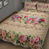 God Says You Are Breast Cancer Awareness Quilt Set Bird