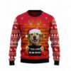 Golden Retriever Dog Ugly Christmas Sweatshirt, Sweater Gift For Christmas