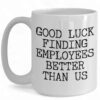 Goodbye Boss Mug - Farewell Coffee Cup Gift for Managers - Good Luck in Your Next Adventure