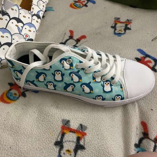 gym-penguin-cute-gym-lover-gifts-low-top-style-shoes-3_vodt70 Gym Penguin Cute Gym Lover Gifts Low Top Style Shoes
