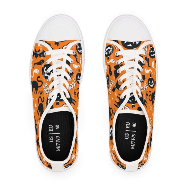 halloween-pumpkins-black-cats-and-ghosts-low-top-style-shoes-2_o7ccdv Halloween Pumpkins Black Cats and Ghosts Low Top Style Shoes