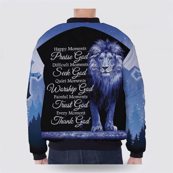 happy-moment-praise-god-lion-cross-blue-light-bomber-jacket-gifts-for-jesus-lovers-3_ml2tf7 Happy Moment Praise God Lion Cross Blue Light Bomber Jacket - Gifts For Jesus Lovers