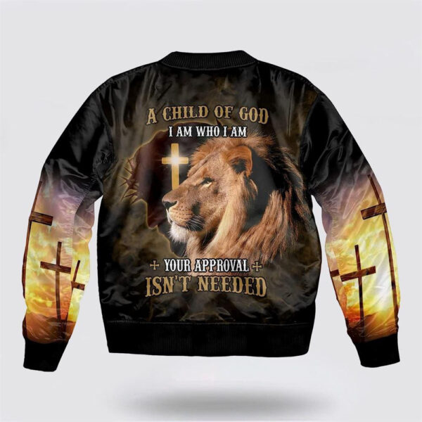 jesus-christ-lion-cross-a-child-of-god-bomber-jacket-gifts-for-jesus-lovers-3_sddc6w Jesus Christ Lion Cross A Child Of God Bomber Jacket - Gifts For Jesus Lovers