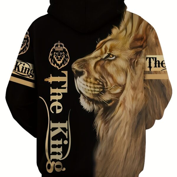 lion-print-3d-hoodie-men-s-kangaroo-pocket-pullover_obisr7 Lion Print 3D Hoodie Men's Kangaroo Pocket Pullover