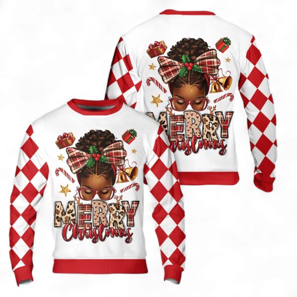 merry-christmas-afro-messy-bun-christmas-sweatshirt_-sweater-1_fb6mc5 Merry Christmas Afro Messy Bun Christmas Sweatshirt, Sweater