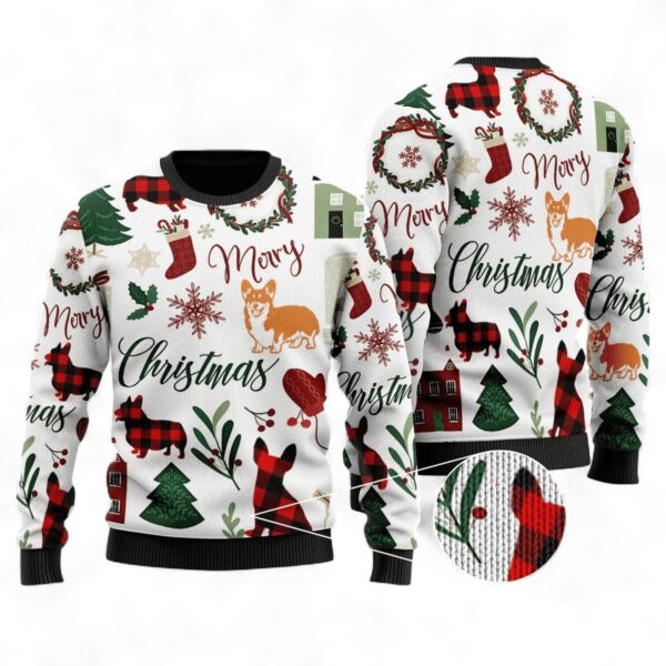 merry-corgi-dog-ugly-christmas-sweatshirt_-sweater-1_fn79ry Merry Corgi Dog Ugly Christmas Sweatshirt, Sweater