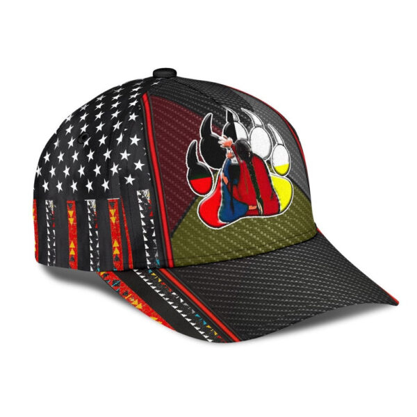 Native American Baseball Cap, Bear's Paw Native American Baseball Cap