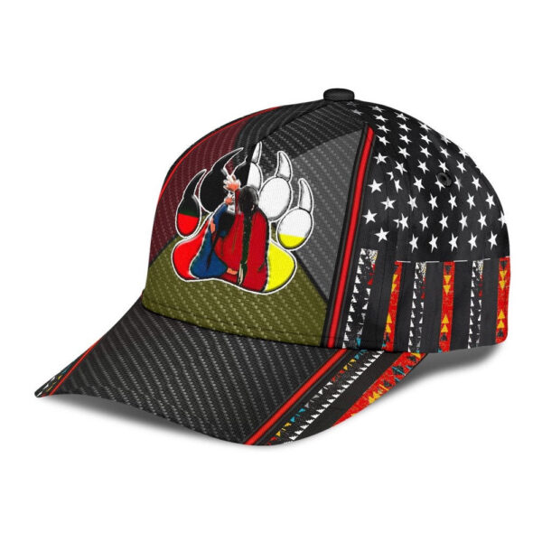 Native American Baseball Cap, Bear's Paw Native American Baseball Cap
