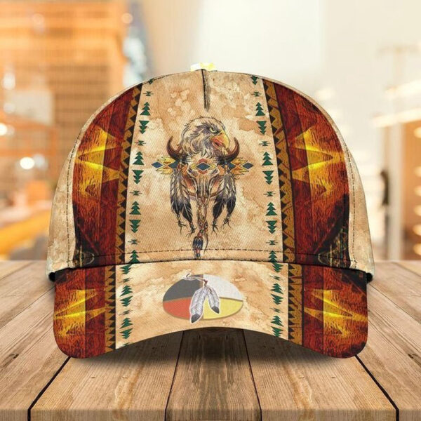 native-american-baseball-cap-eagle-cow-skull-native-american-baseball-cap_wctft9 Native American Baseball Cap, Eagle Cow Skull Native American Baseball Cap