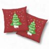 O Come Let Us Adore Him Christmas Tree Pillow