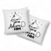 O Come Let Us Adore Him, Christmas Tree Christian Pillow