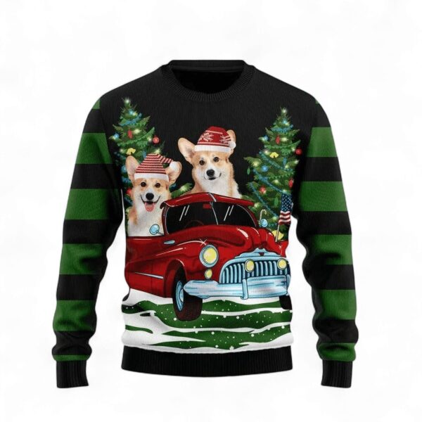 pembroke-welsh-corgi-dog-ugly-christmas-sweatshirt_-sweater-1_kk91xf Pembroke Welsh Corgi Dog Ugly Christmas Sweatshirt, Sweater