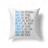 Pray Like Nehemiah Obey Like Daniel Christian Pillow, Jesus Pillows