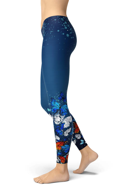 printed-sparkling-butterflies-leggings-stylish-vibrant-leggings-for-women_mxrsup Printed Sparkling Butterflies Leggings - Stylish & Vibrant Leggings for Women