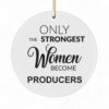 Producer Christmas Ornament - Strong Women TV Producer Gift