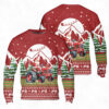 Santa Driving Tractor Christmas Sweatshirt, Sweater