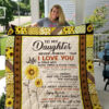 Sunflower Daughter Quilt Blanket