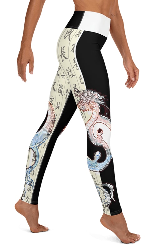 yin-yang-dragon-print-leggings-with-pocket-stylish-comfortable-activewear-3_gja10q Yin Yang Dragon Print Leggings with Pocket - Stylish & Comfortable Activewear