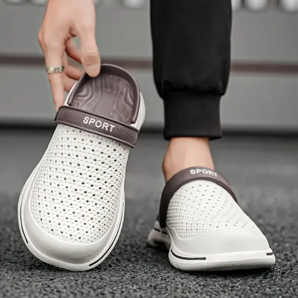 Breathable Hollow Out Clogs, Comfy Non Slip Casual Durable EVA Clogs 2 Breathable Hollow Out Clogs, Comfy Non Slip Casual Durable EVA Clogs