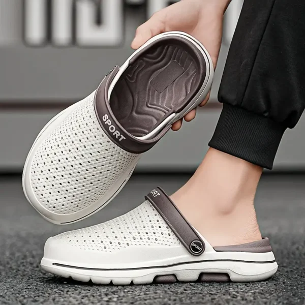 Breathable Hollow Out Clogs, Comfy Non Slip Casual Durable EVA Clogs Breathable Hollow Out Clogs, Comfy Non Slip Casual Durable EVA Clogs