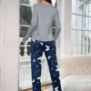 Butterfly Starry Sky Print Pajama Set 2 Butterfly Starry Sky Print Pajama Set