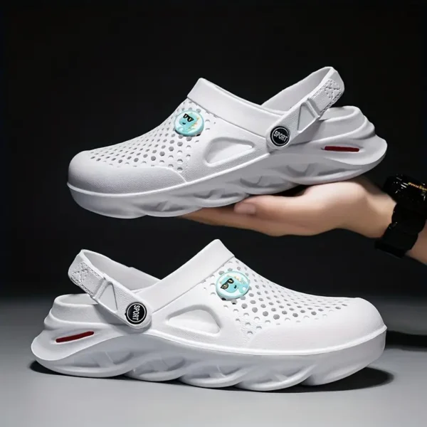 Hollow Out Clogs, Comfy Non Slip Rubber Sole Breathable Clogs Shoes Hollow Out Clogs, Comfy Non Slip Rubber Sole Breathable Clogs Shoes