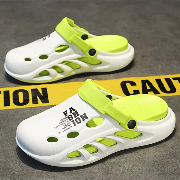 Lightweight Soft Sole Two-way Wear Hollow Clogs 3 Lightweight Soft Sole Two-way Wear Hollow Clogs