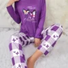 Purple Butterfly Print Pajama Set Purple Butterfly Print Pajama Set