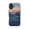 If God Brings You To It He Will Bring You Through It Phone Case, Christian Phone Cases
