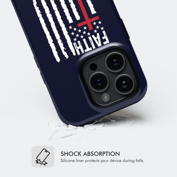 Patriotic Christian Phone Cases Faith Over Fear American Flag Phone Case