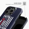 Patriotic Christian Phone Cases Faith Over Fear American Flag Phone Case