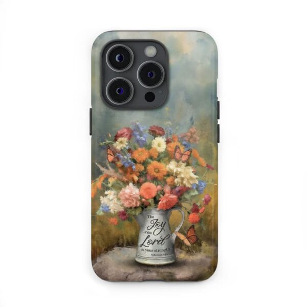 the-joy-of-the-lord-is-your-strength-nehemiah-810-flower-butterfly-phone-case_ubov86 The Joy Of The Lord Is Your Strength Nehemiah 810, Flower, Butterfly, Phone Case